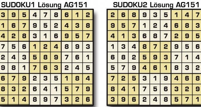 Sudoku Lösung 151
