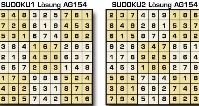 Sudoku Lösung 154