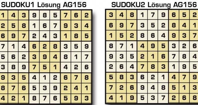 Sudoku 156 Lösung