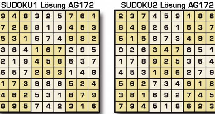 Sudoku Lösung AG172